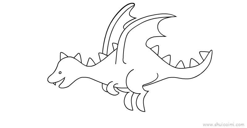 恐龙儿童画怎么画 恐龙简笔画简单又好看