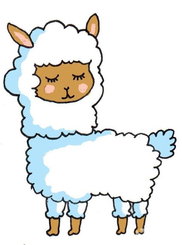 羊驼的简笔画怎么画 羊驼的简笔画顺序