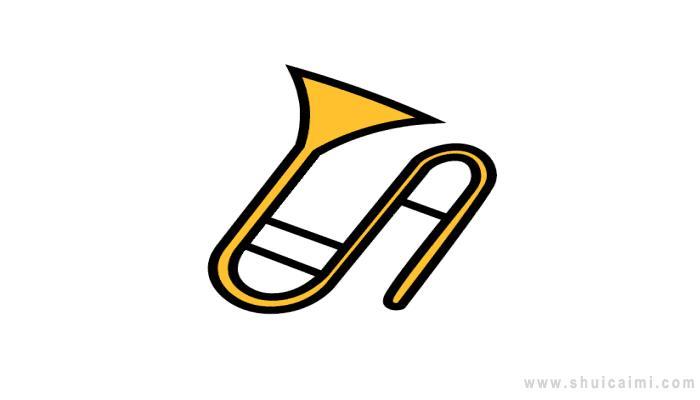 长号简笔画怎么画 长号简笔画图片大全