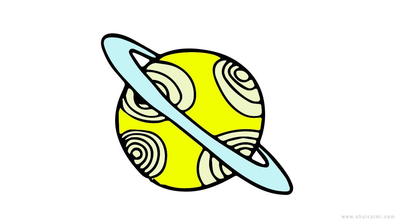 月球简笔画怎么画 月球简笔画图片大全