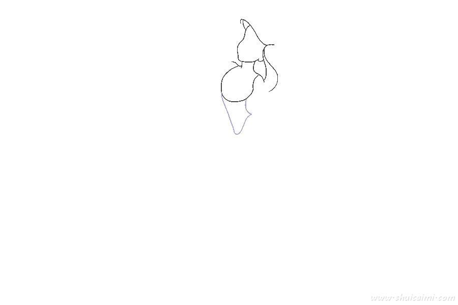 美人鱼怎么画 美人鱼简笔画图片带颜色