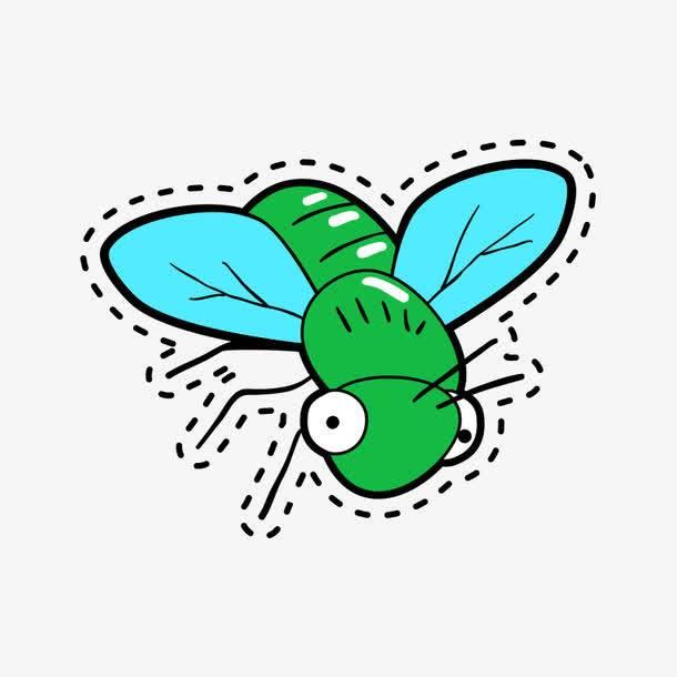 苍蝇简笔画 苍蝇简笔画彩色
