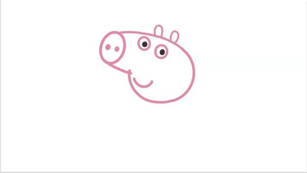 乔治简笔画怎么画 乔治简笔画图片大全