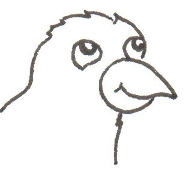 黄鹂鸟妈妈和宝宝的简笔画怎么画 黄鹂鸟妈妈和宝宝的简笔画图片大全