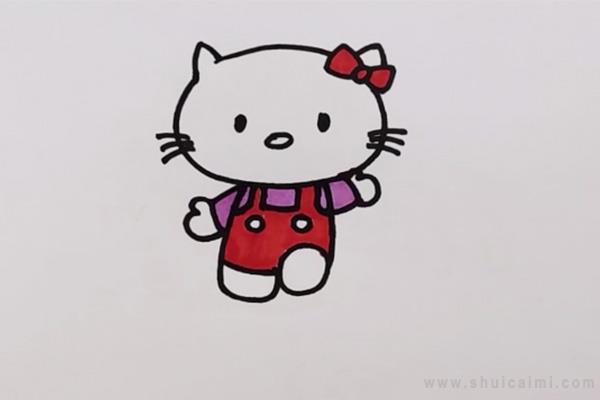 凯蒂猫简笔画怎么画 凯蒂猫简笔画图片大全