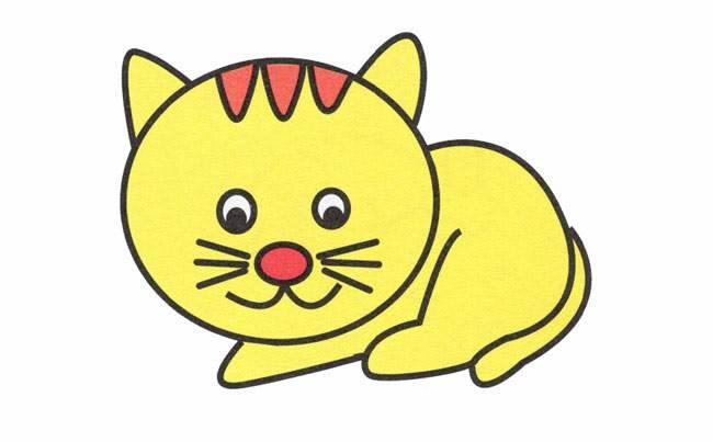 小花猫简笔画 小花猫简笔画简单又漂亮