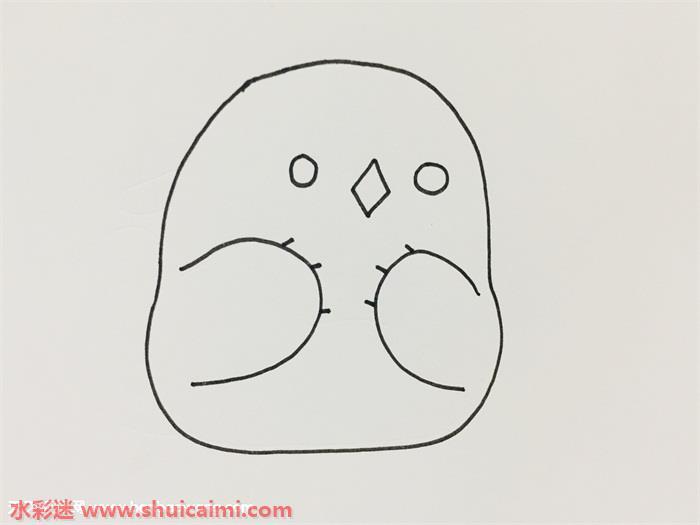 比丢怎么画 比丢简笔画步骤