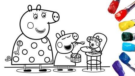 佩奇简笔画 佩奇简笔画画法