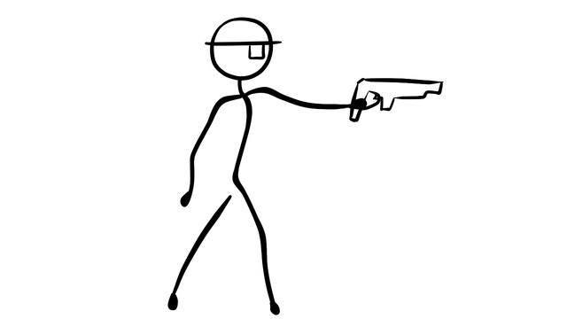 火柴人简笔画 火柴人简笔画机甲