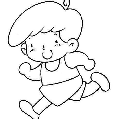 儿童简笔画人物 儿童简笔画人物男孩