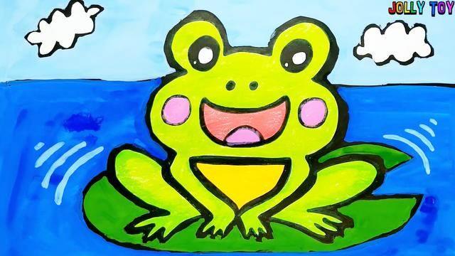 青蛙的简笔画 简笔画青蛙头像怎么画