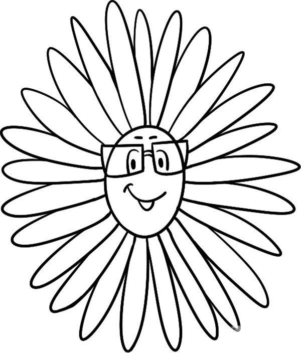 有学识的花儿简笔画怎么画 有学识的花儿简笔画简单