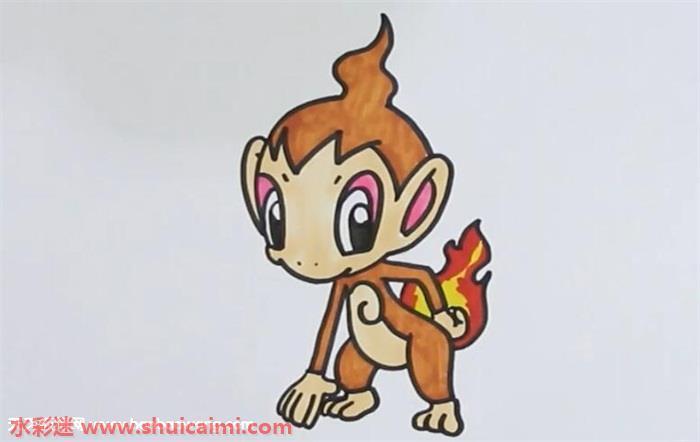 小火猴怎么画 小火猴简笔画图片