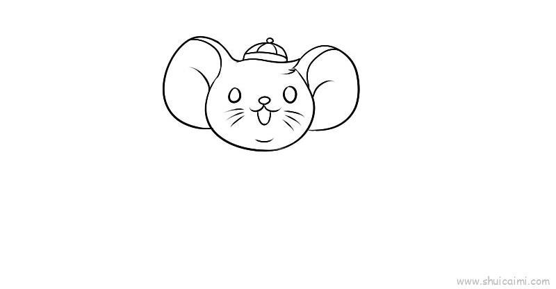 吉祥鼠儿童画怎么画 吉祥鼠简笔画顺序