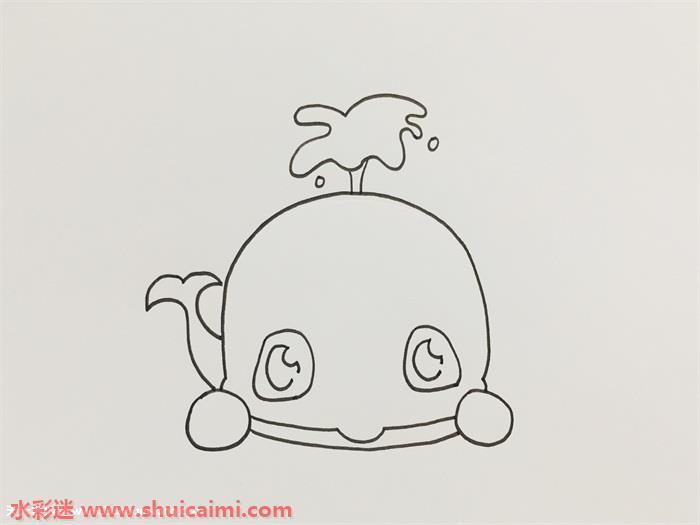 蓝鲸怎么画 蓝鲸简笔画画法