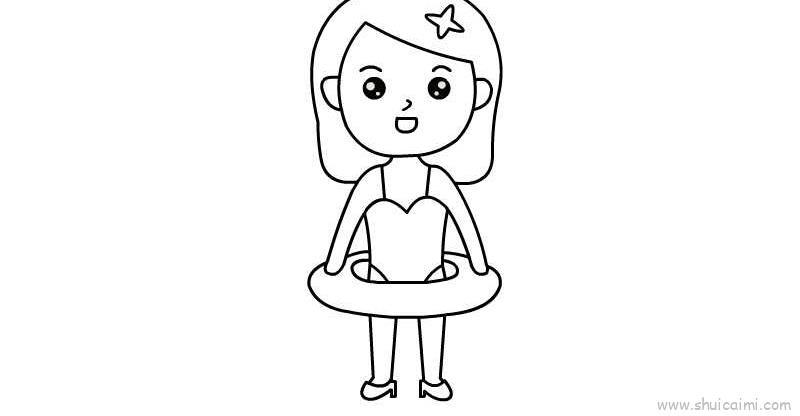 游泳儿童画怎么画 游泳简笔画顺序