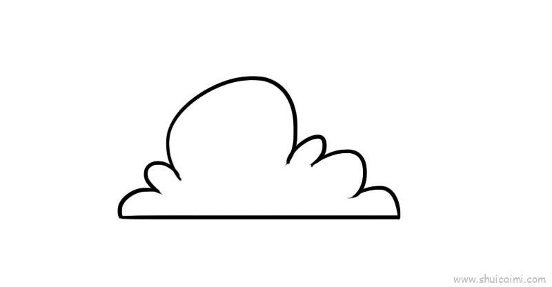 草丛儿童画怎么画 草丛简笔画简单