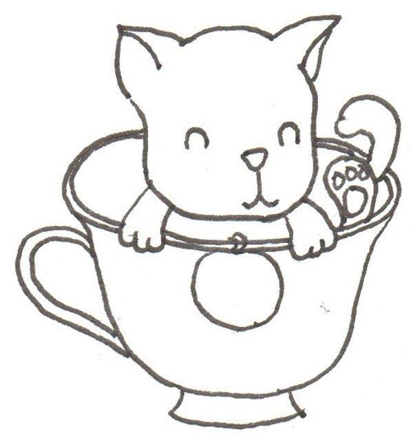 茶杯犬的简笔画怎么画 茶杯犬的简笔画好看