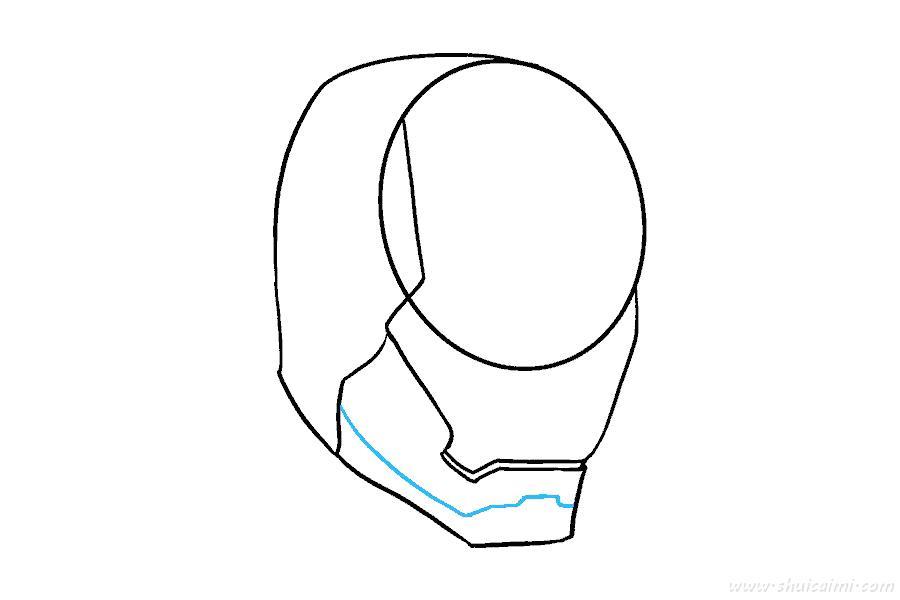 钢铁侠面具怎么画 钢铁侠面具简笔画简单又漂亮彩色