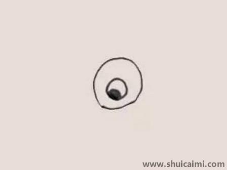 蜻蜓点水儿童简笔画
