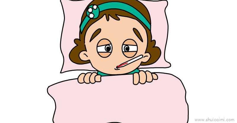 肺炎内容儿童画怎么画 肺炎内容简笔画画法