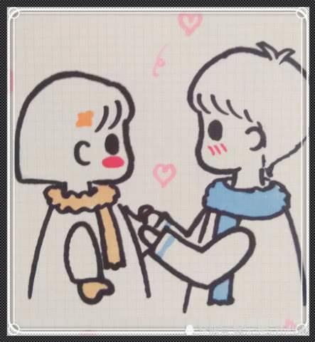 简笔画情侣 简笔画情侣小人