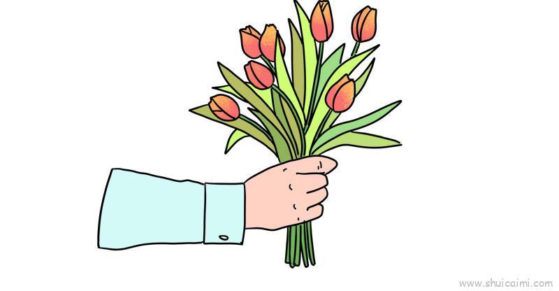 给妈妈儿童画怎么画 给妈妈简笔画步骤