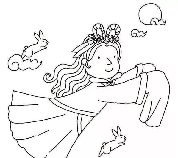 王母娘娘Q版简笔画 王母娘娘怎么画简笔画卡通