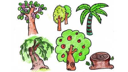 大树的简笔画 大树的简笔画图片