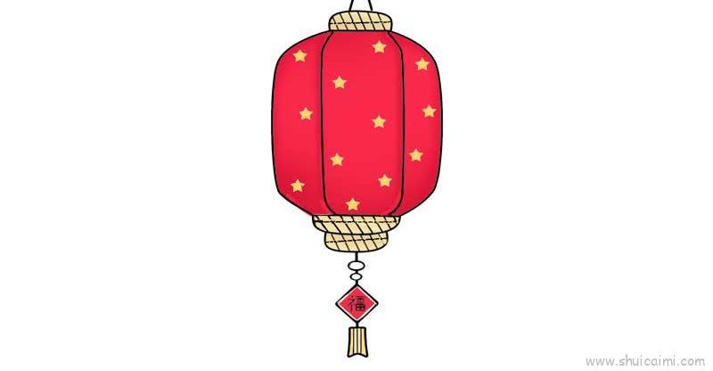 灯笼儿童画怎么画 灯笼简笔画画法