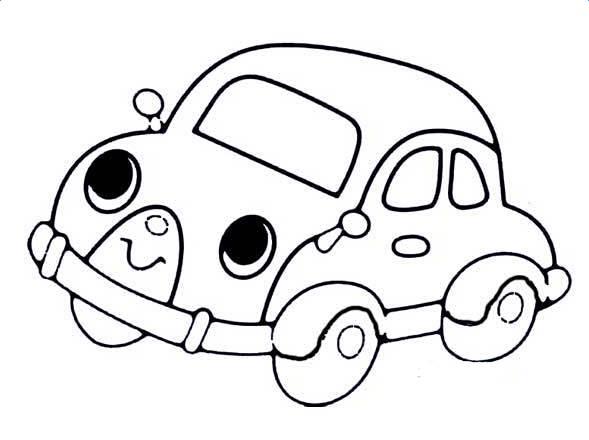 小汽车简笔画 小汽车简笔画简单又好看