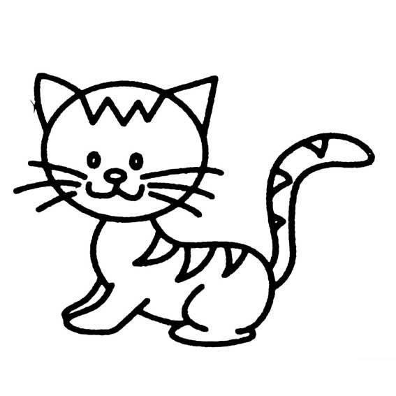 简笔画小猫 简笔画小猫怎么画