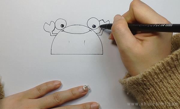 螃蟹简笔画怎么画 螃蟹简笔画简单又好看