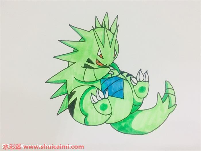 班吉拉怎么画 班吉拉简笔画画法