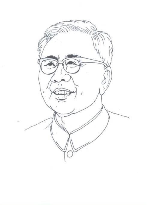 华罗庚简笔画 华罗庚简笔画卡通