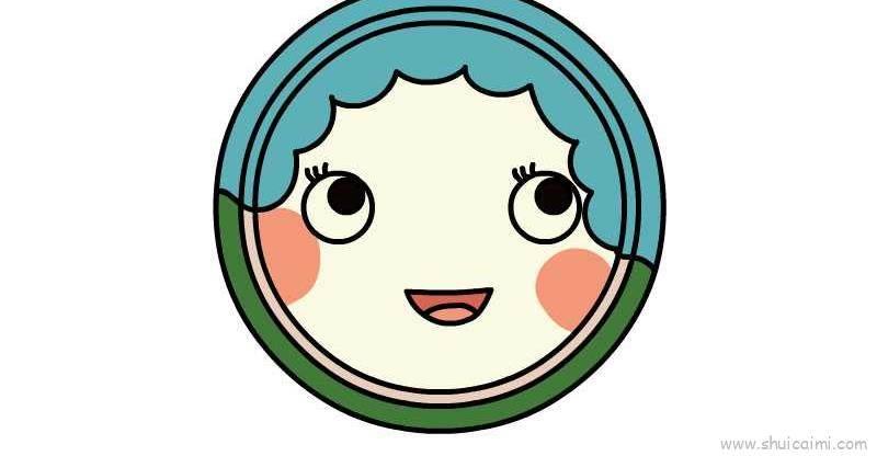 盘子简笔画 盘子简笔画彩色