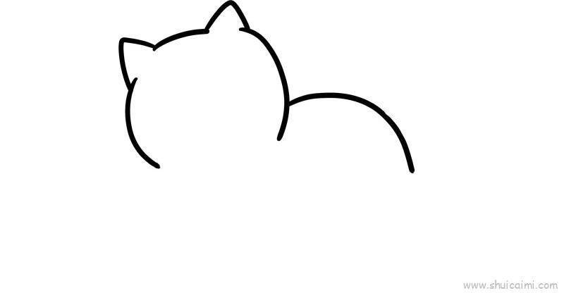 小猫儿童画怎么画 小猫简笔画图片