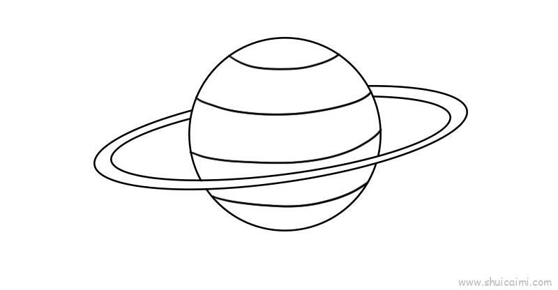 星球儿童画怎么画 星球简笔画简单