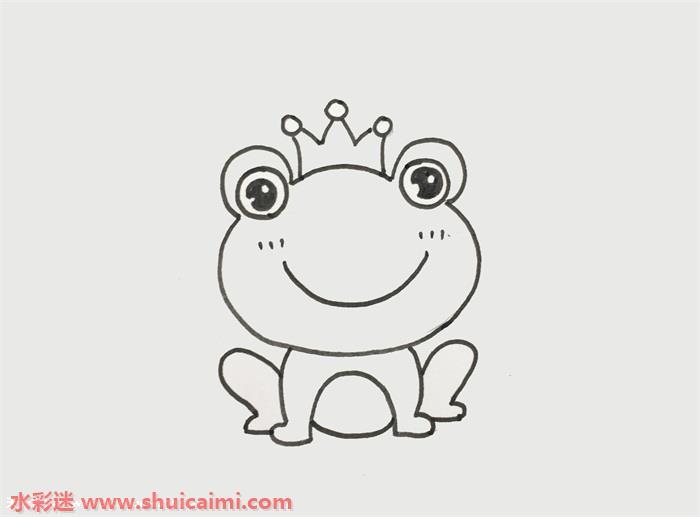 简笔青蛙怎么画 简笔青蛙简笔画步骤图