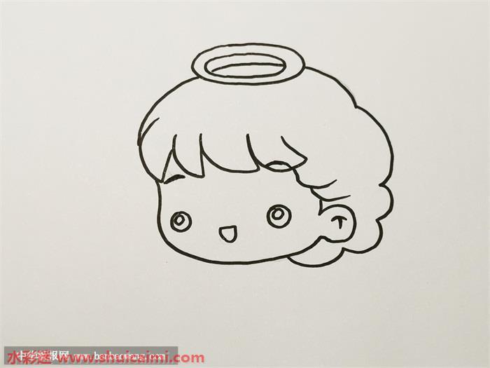 带翅膀小天使怎么画 带翅膀小天使简笔画简单彩色