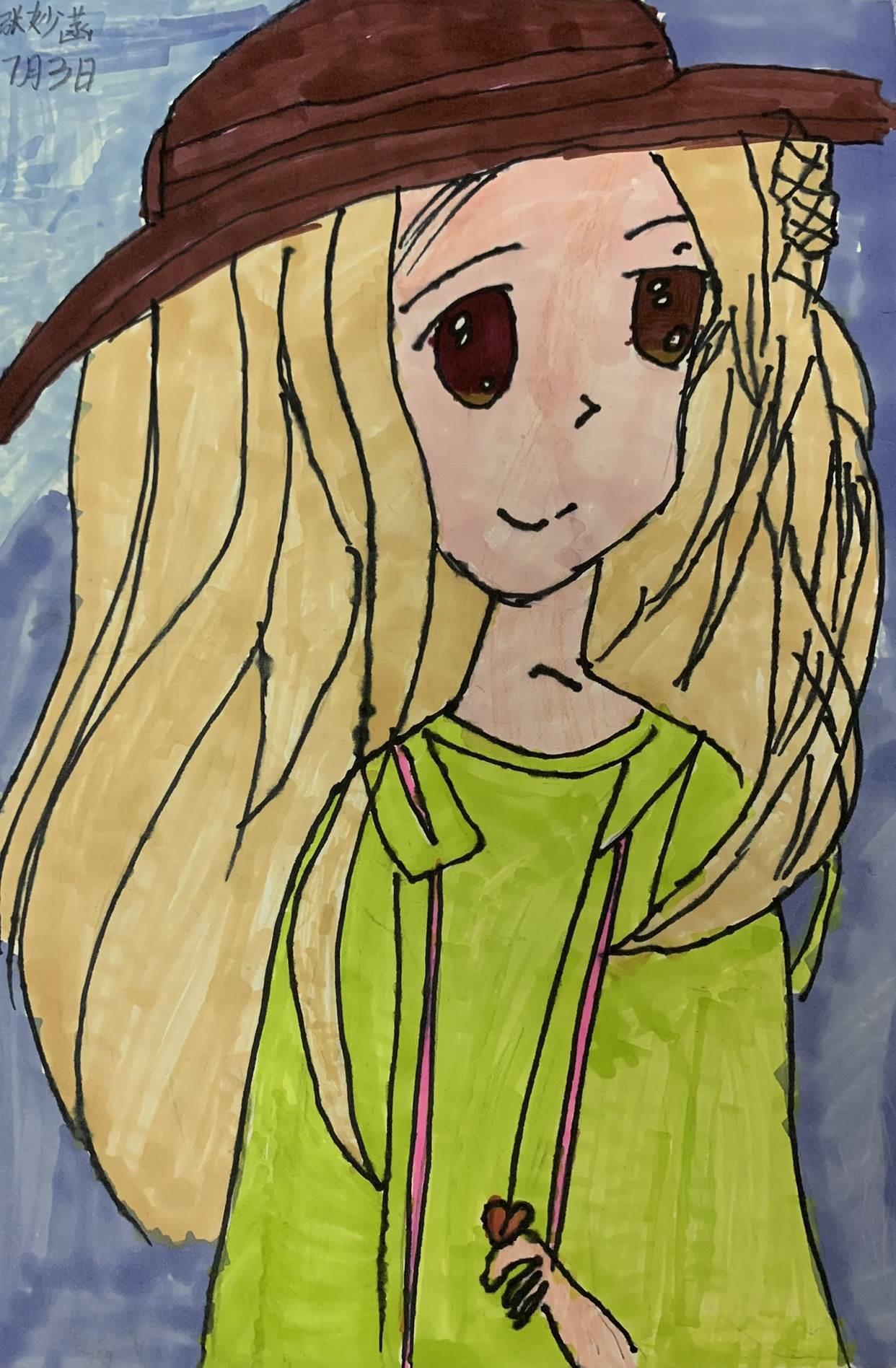 卖火柴的小女孩简笔画 卖火柴的小女孩简笔画