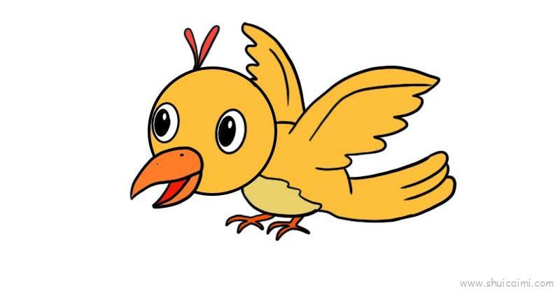 小鸟儿童画怎么画 小鸟简笔画顺序