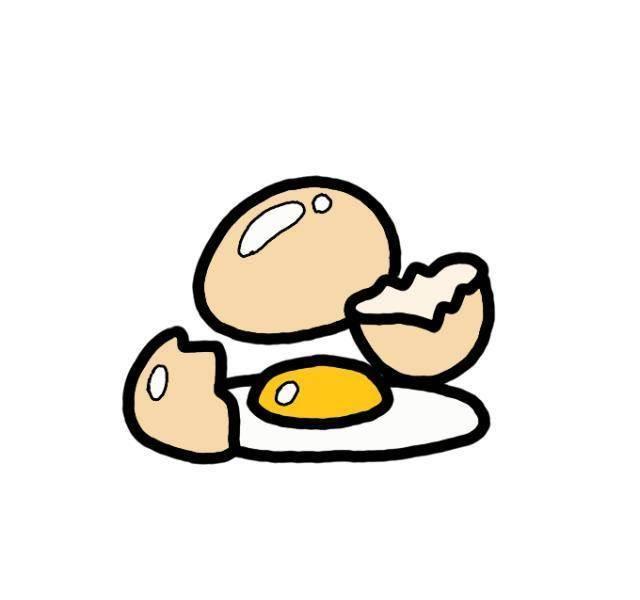 鸡蛋简笔画 鸡蛋简笔画图片大全