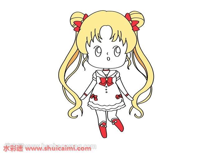 美少女怎么画 美少女简笔画简单易画