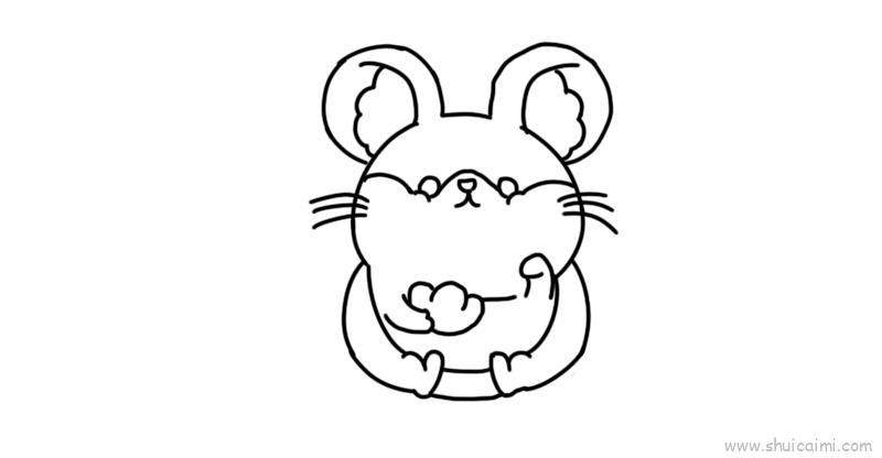 坐在垫子上儿童画怎么画 坐在垫子上简笔画简单又好看