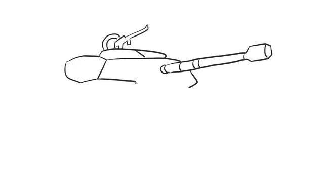 坦克的简笔画 飞机的简笔画