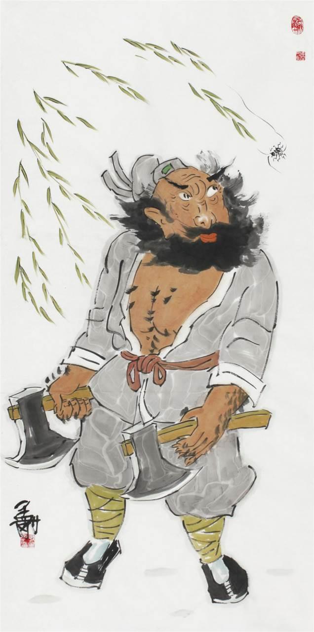 李逵简笔画 李逵简笔画简单