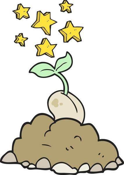 种子简笔画 种子简笔画豆子