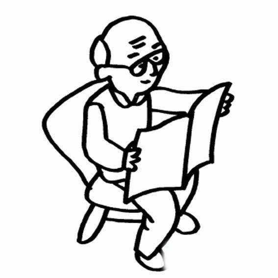 爷爷简笔画图片大全 爷爷简笔画图片大全彩色