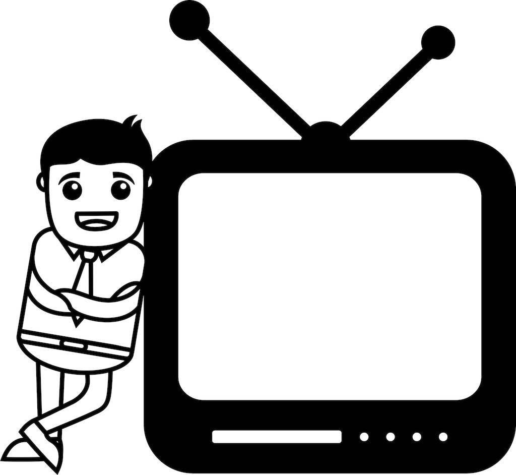 电视简笔画 电视简笔画图片